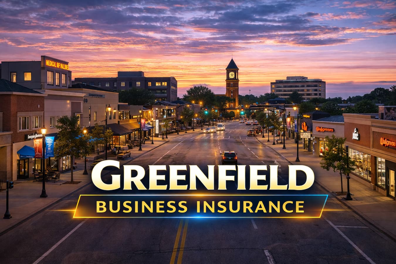 Greenfield business insurance for retailers, restaurants, offices, contractors and industrial users