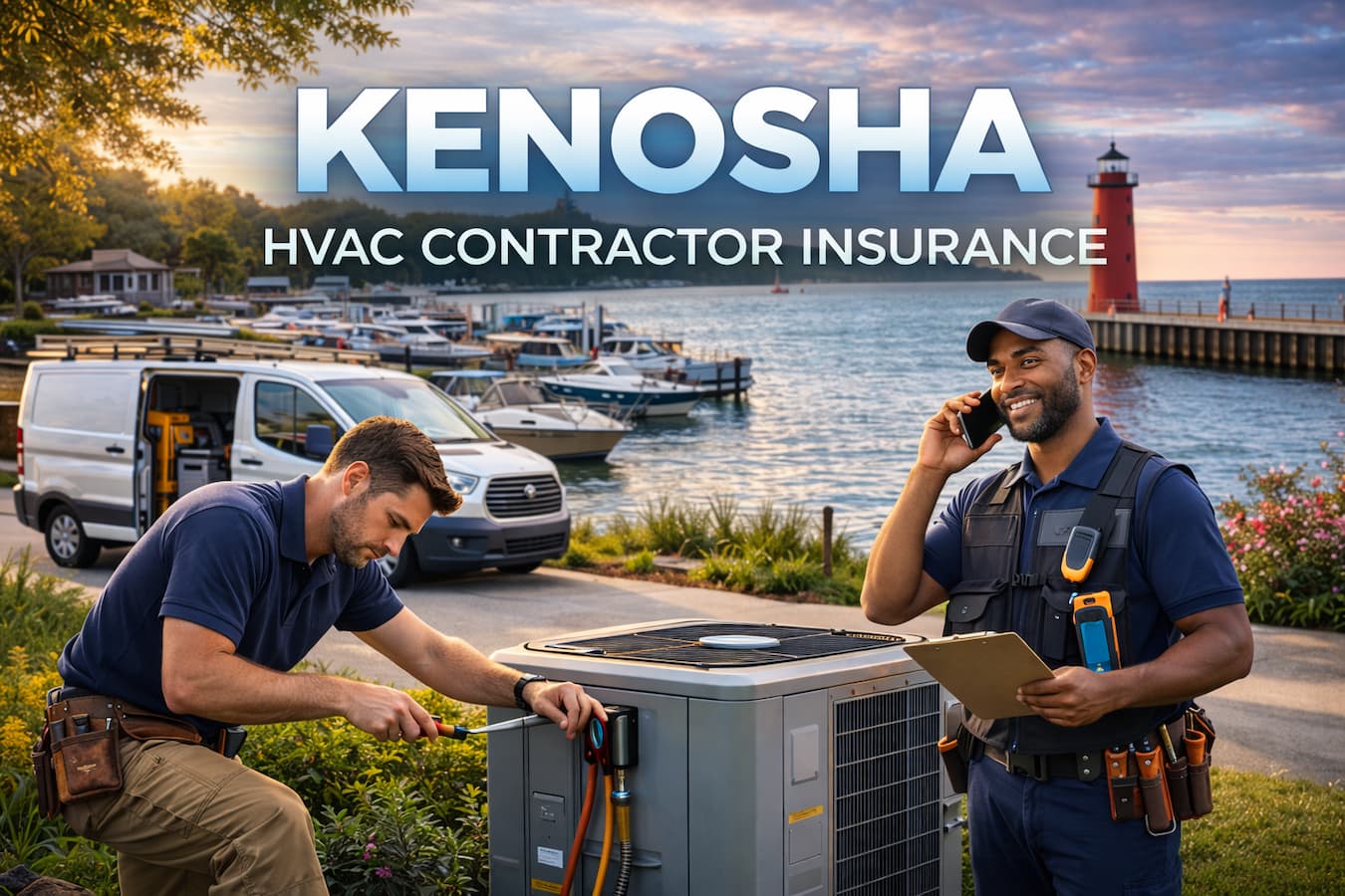 Kenosha HVAC contractor insurance - ITG coverage built for service vans, installs, and rooftop units