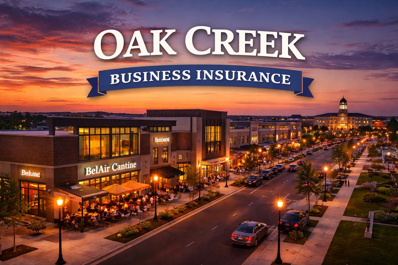 Oak Creek business insurance for small businesses, logistics, restaurants, contractors and south shore commercial property owners