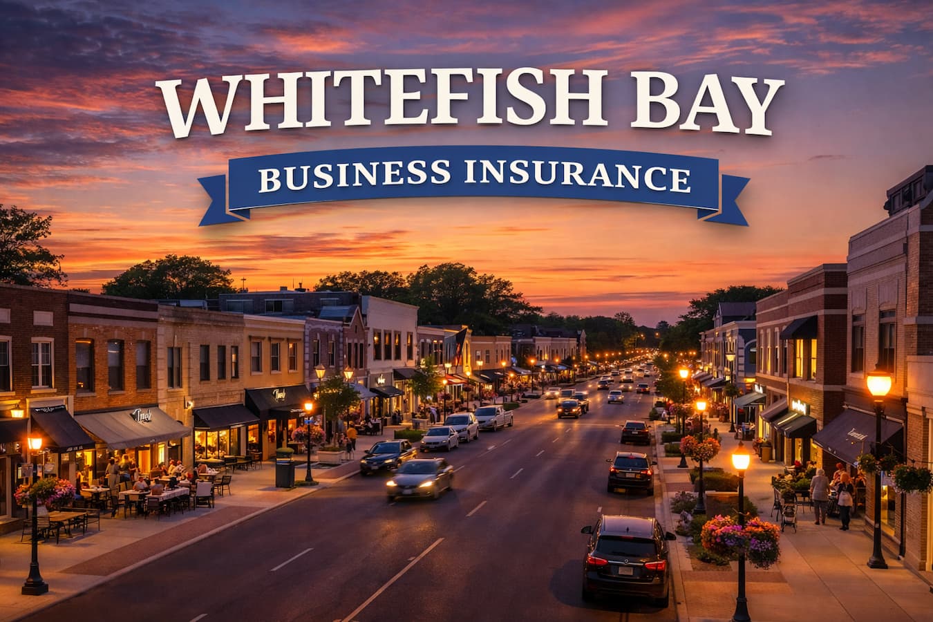 Whitefish Bay business insurance for boutiques, cafés, offices, wellness studios and North Shore commercial property owners